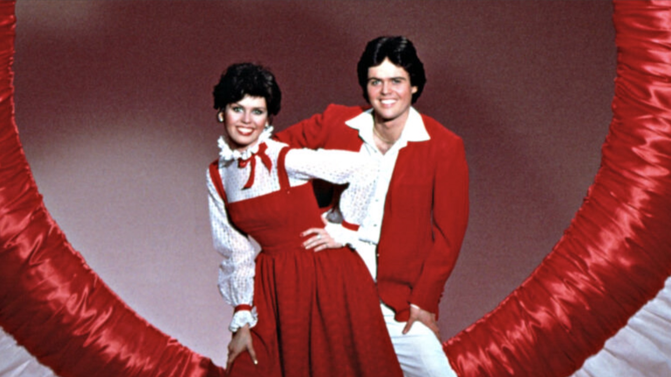 Donny and Marie Osmond in their variety show “Donny and Marie” 